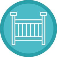 Crib Vector Icon Design