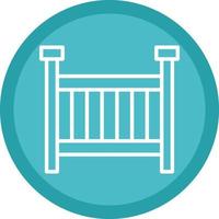 Crib Vector Icon Design