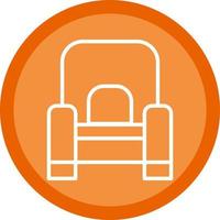 Armchair Vector Icon Design