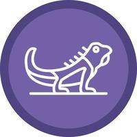 diseño de icono de vector de iguana