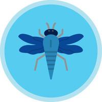 Dragonfly Vector Icon Design