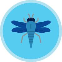 Dragonfly Vector Icon Design