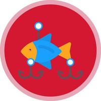diseño de icono de vector de cebos de pesca