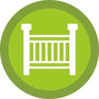 Crib Vector Icon Design