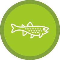 Trout Vector Icon Design