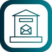 Letter Box Vector Icon Design