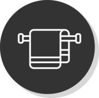 Towel Vector Icon Design