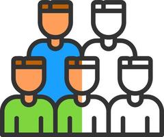 Crowd Vector Icon Design