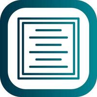 Center Alignment Vector Icon Design