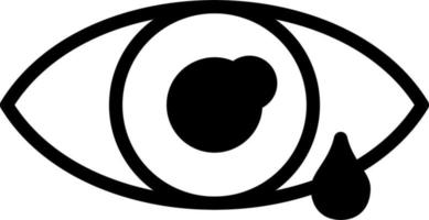 icono de vector de ojo