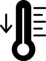 icono de vector de temperatura