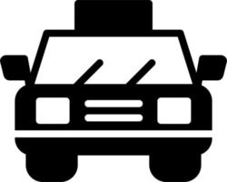 icono de vector de taxi