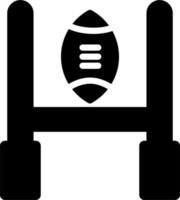 Rugby Goal Vector Icon