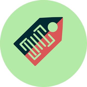 icono de vector de código de barras