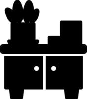 icono de vector de gabinete