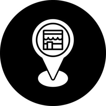 icono de vector de ubicación