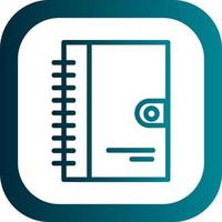 Diary Vector Icon Design