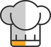 diseño de icono de vector de sombrero de chef