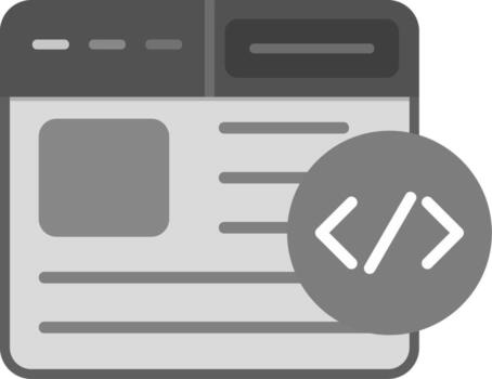 icono de vector de codificación web