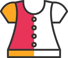 Blouse Vector Icon Design