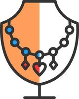 Necklace Vector Icon Design