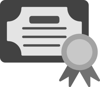 certificar vector icono