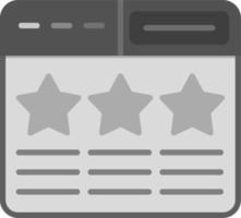 Web Rating Vector Icon