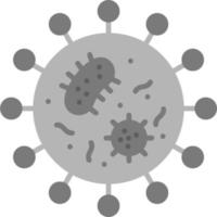 icono de vector de bacterias