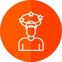 Dizzy Vector Icon Design