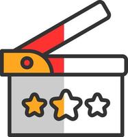 Film Review Vector Icon Design