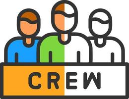 Crew Vector Icon Design