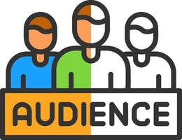 Audience Vector Icon Design