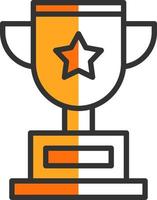 Trophy Vector Icon Design