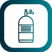 Oxygen Tank Vector Icon Design