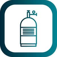 Oxygen Tank Vector Icon Design