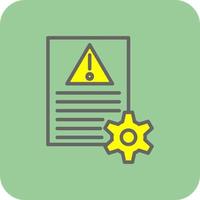 Risk Management Vector Icon Design