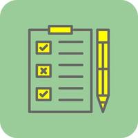 Assessment Vector Icon Design