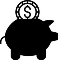 Piggy Bank Vector Icon