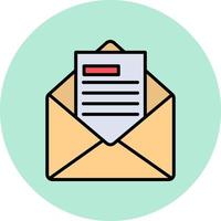 Mail Job Offer Vector Icon