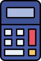 icono de vector de calculadora