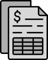 Bank Statement Vector Icon