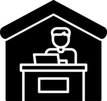 Work From Home Vector Icon