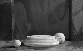 podium display product place with 3d texture background photo