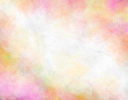 hand painted colorfull watercolor background with sky and clouds 3 photo