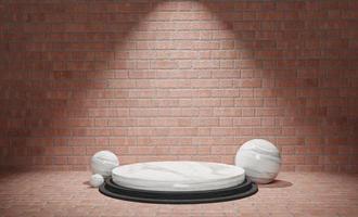 Podium Stage texture for product display 3d render photo