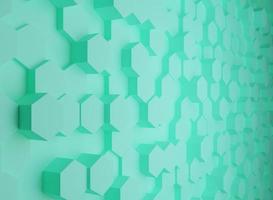 Abstract wood texture hexagon concept 3d background photo