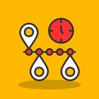 Timeline Vector Icon Design