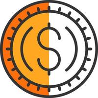 Coin Vector Icon Design