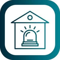 Security Alarm Vector Icon Design