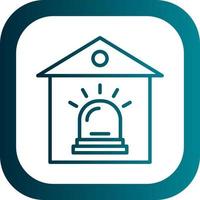 Security Alarm Vector Icon Design